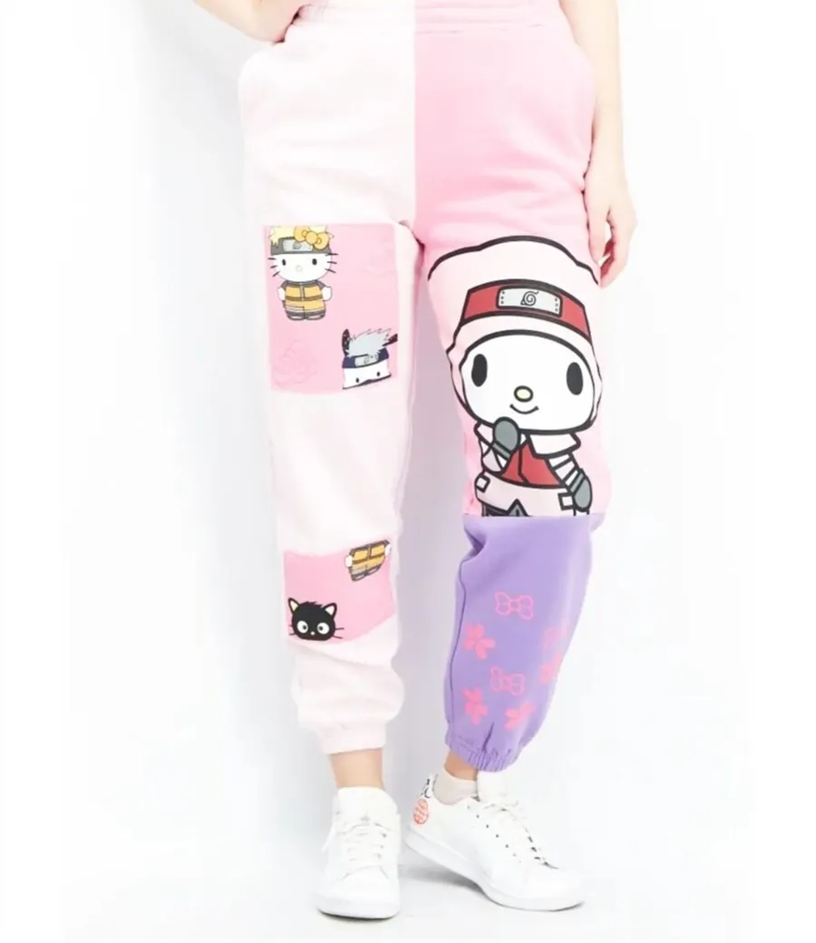 Hello Kitty & Naruto Printed Jogger Pant