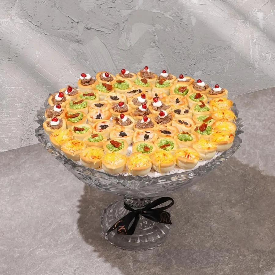 Crystal mini fatayer stand