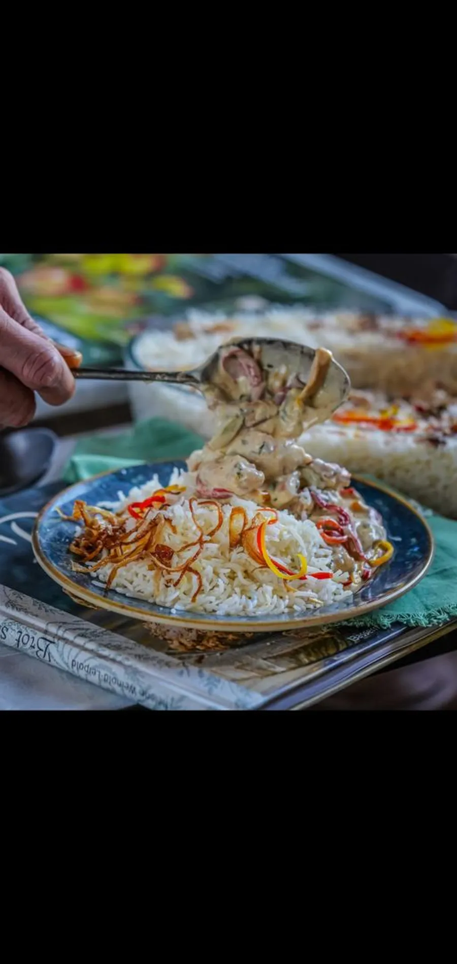 Creamy Chicken With Coloured Peppers
