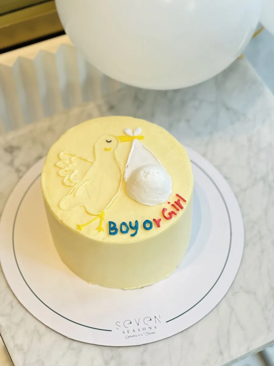 Gender Reveal Cake