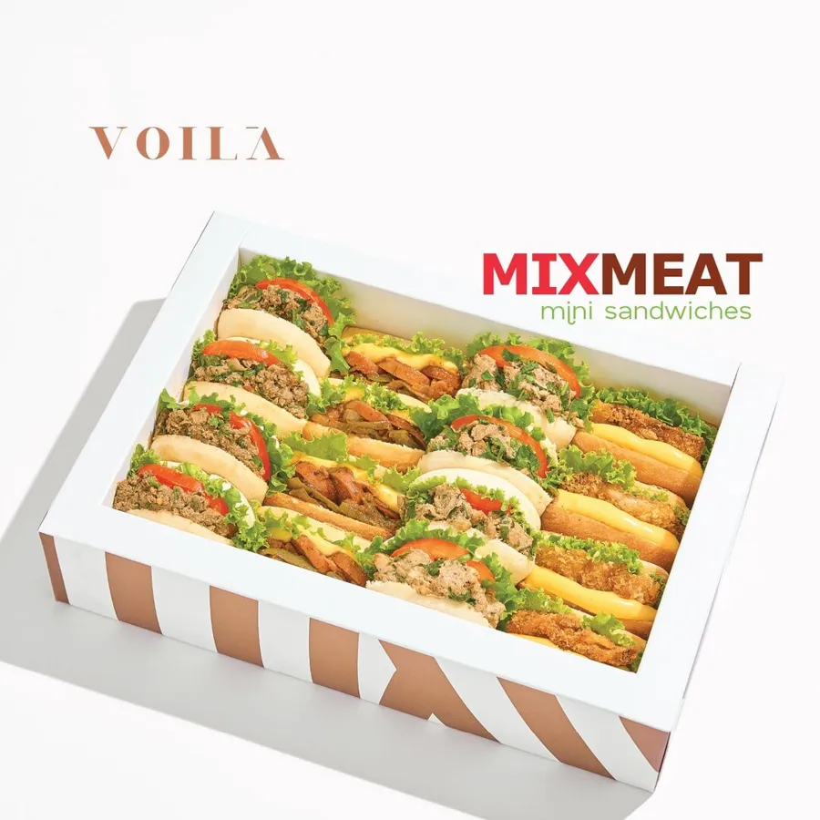 Mix Meat Mini Sandwiches Box