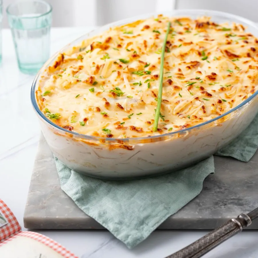 Creamy potato gratin