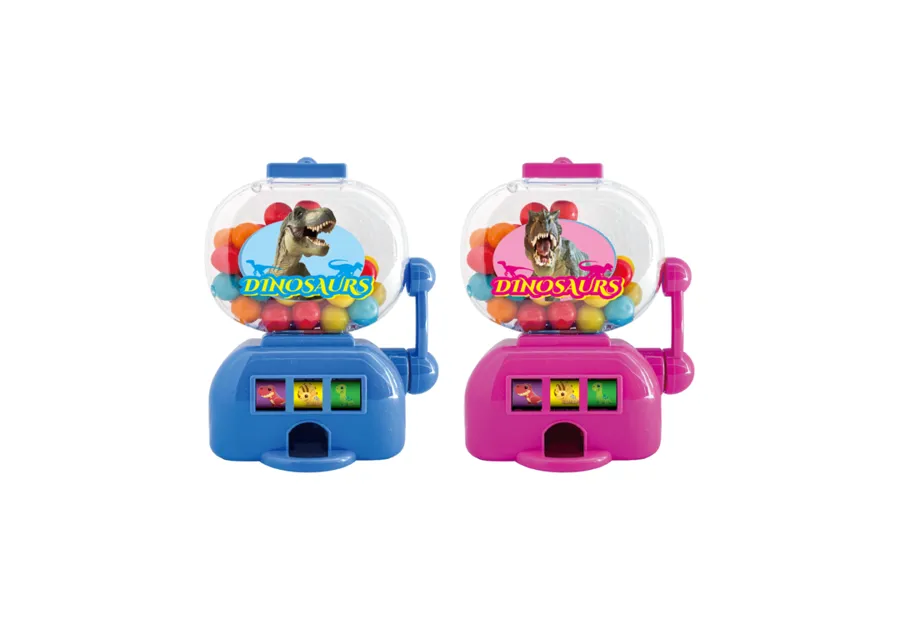 Dinosaurs Lucky Gum Machine 40g