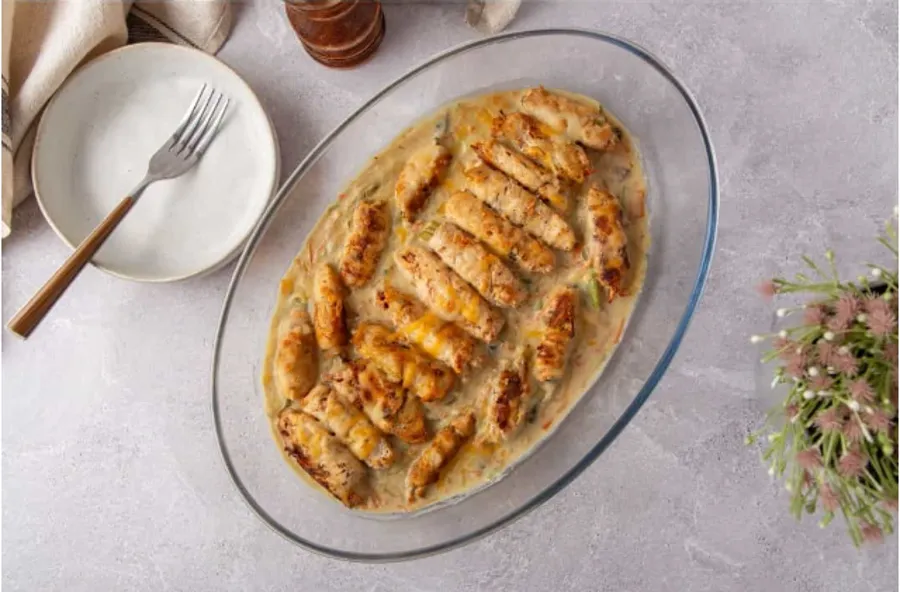 Pyrex rolls Vegetable with chicken