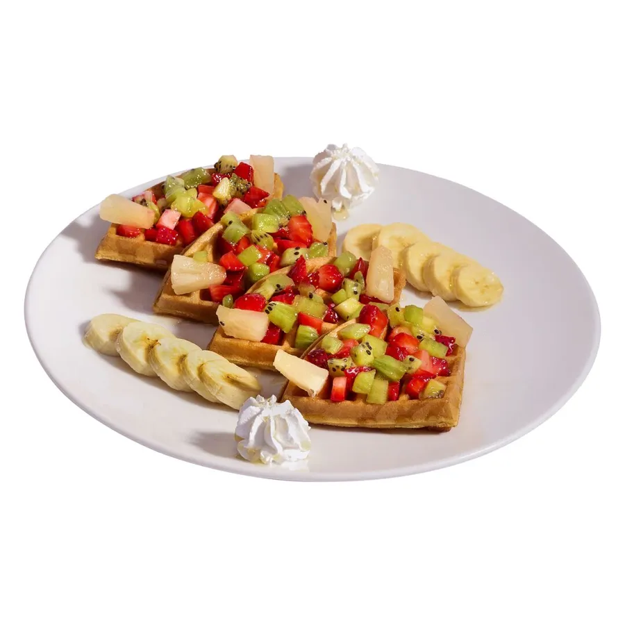Fruits and Honey Belgium Waffle - Enjoy It