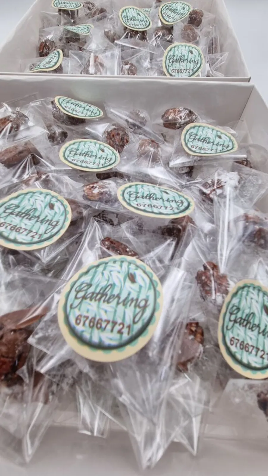 Pecanized box of 650 kg, individually wrapped