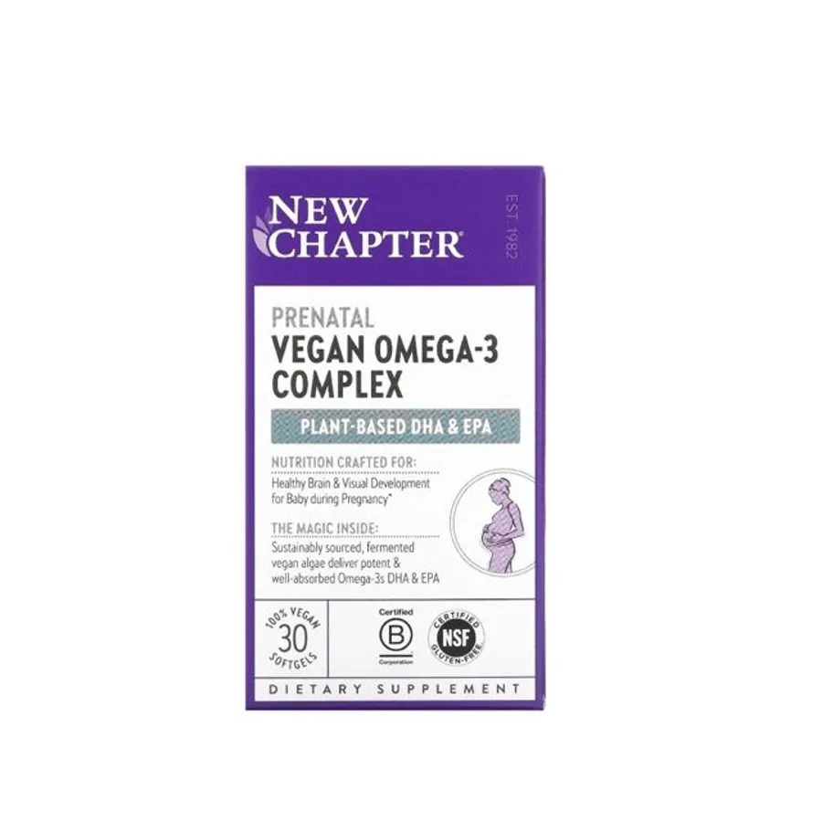 اوميغا٣ نباتي ، ٣٠ كبسولة Newchapter