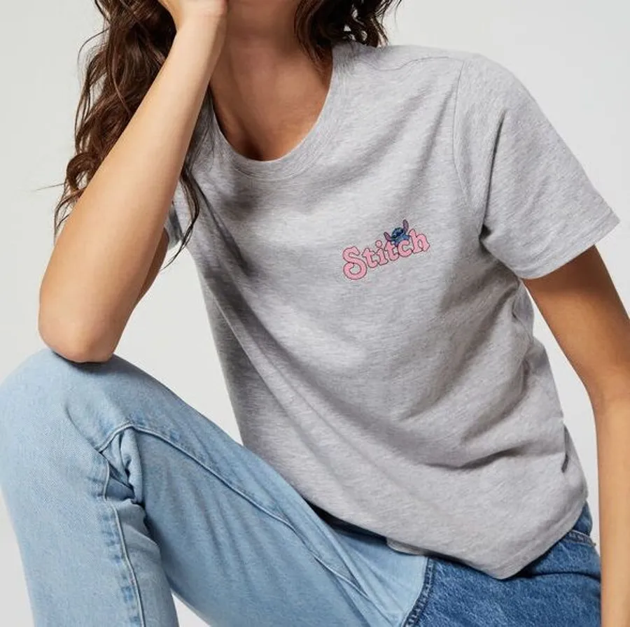 Disney Stitch Grey T-Shirt