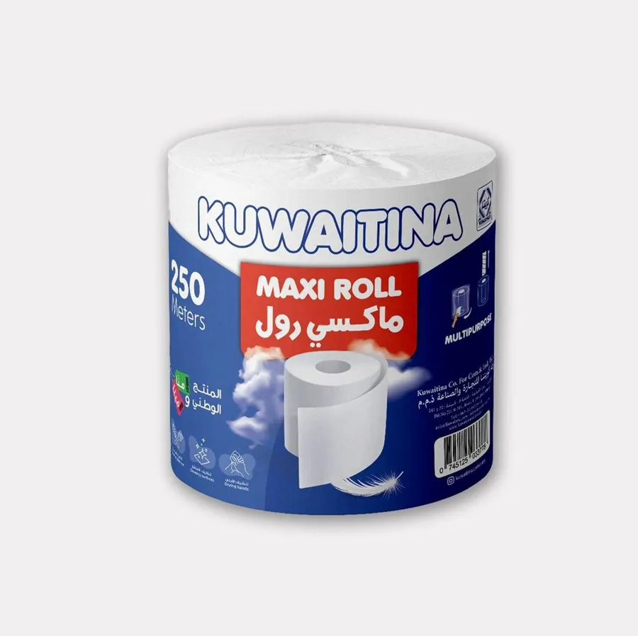 TISSUE MAXI ROLL 250 METERS - KUWAITINA