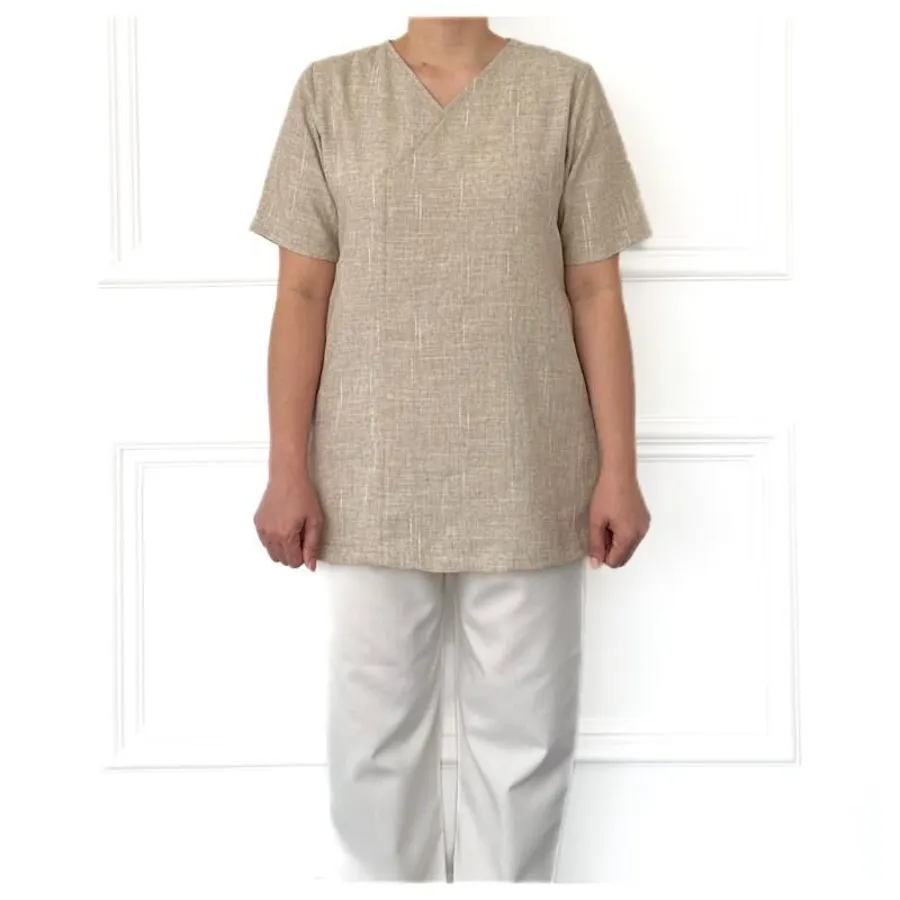 Striped Linen Set