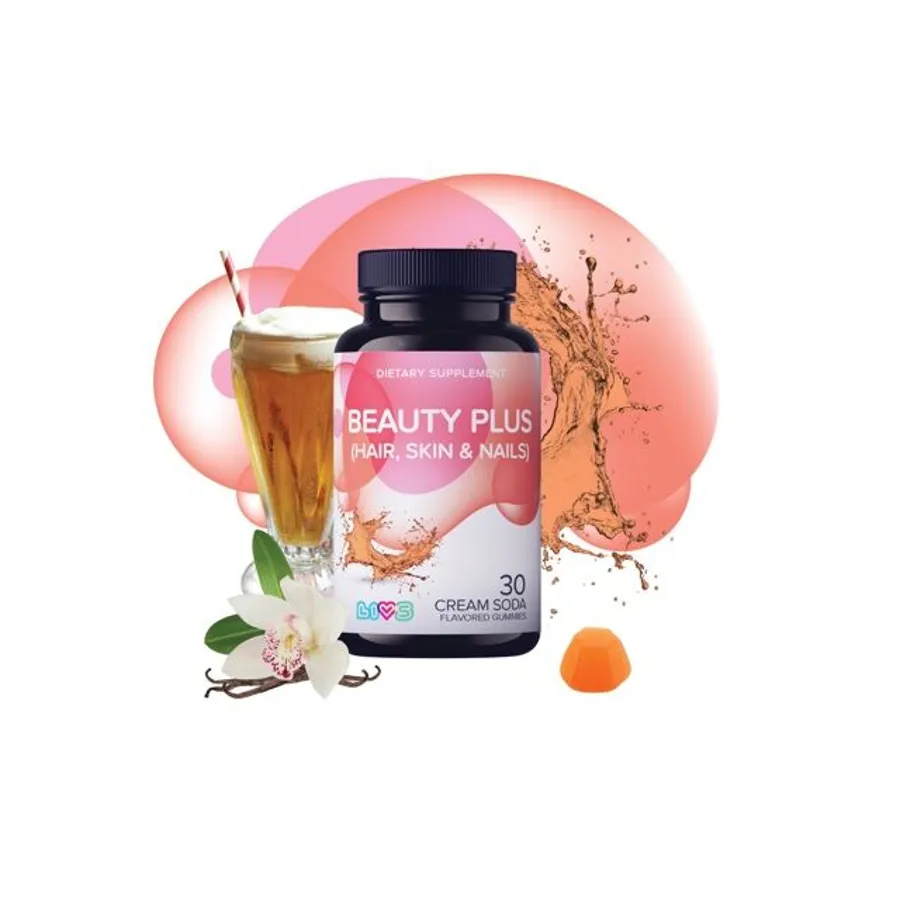 LIVS beauty plus ( hair skin nails) 60 gummies