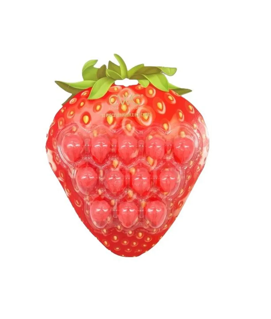 12 Reusable Ice Cubes - Strawberry