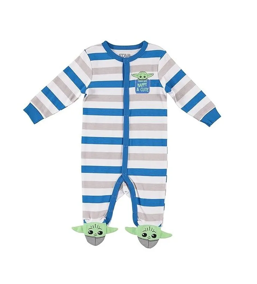 Star Wars Sleep & Play Footed Pajamas Toddler Boy - Baby Yoda