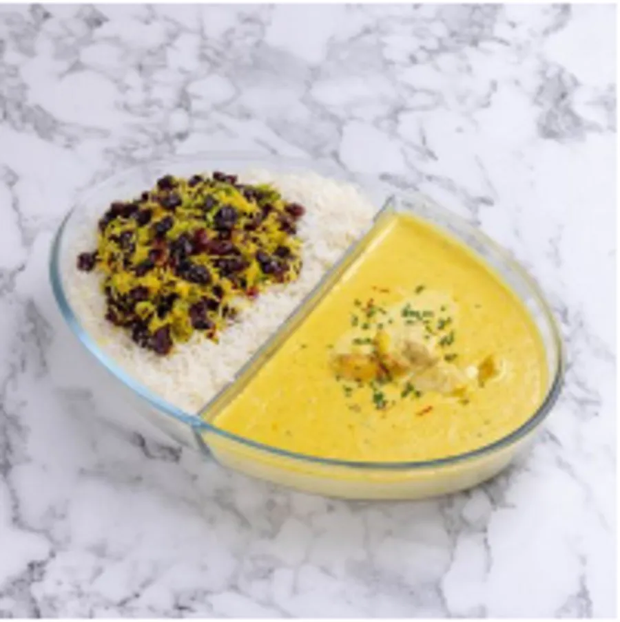 CREAMY SAFFRON CHICKEN Pyrex