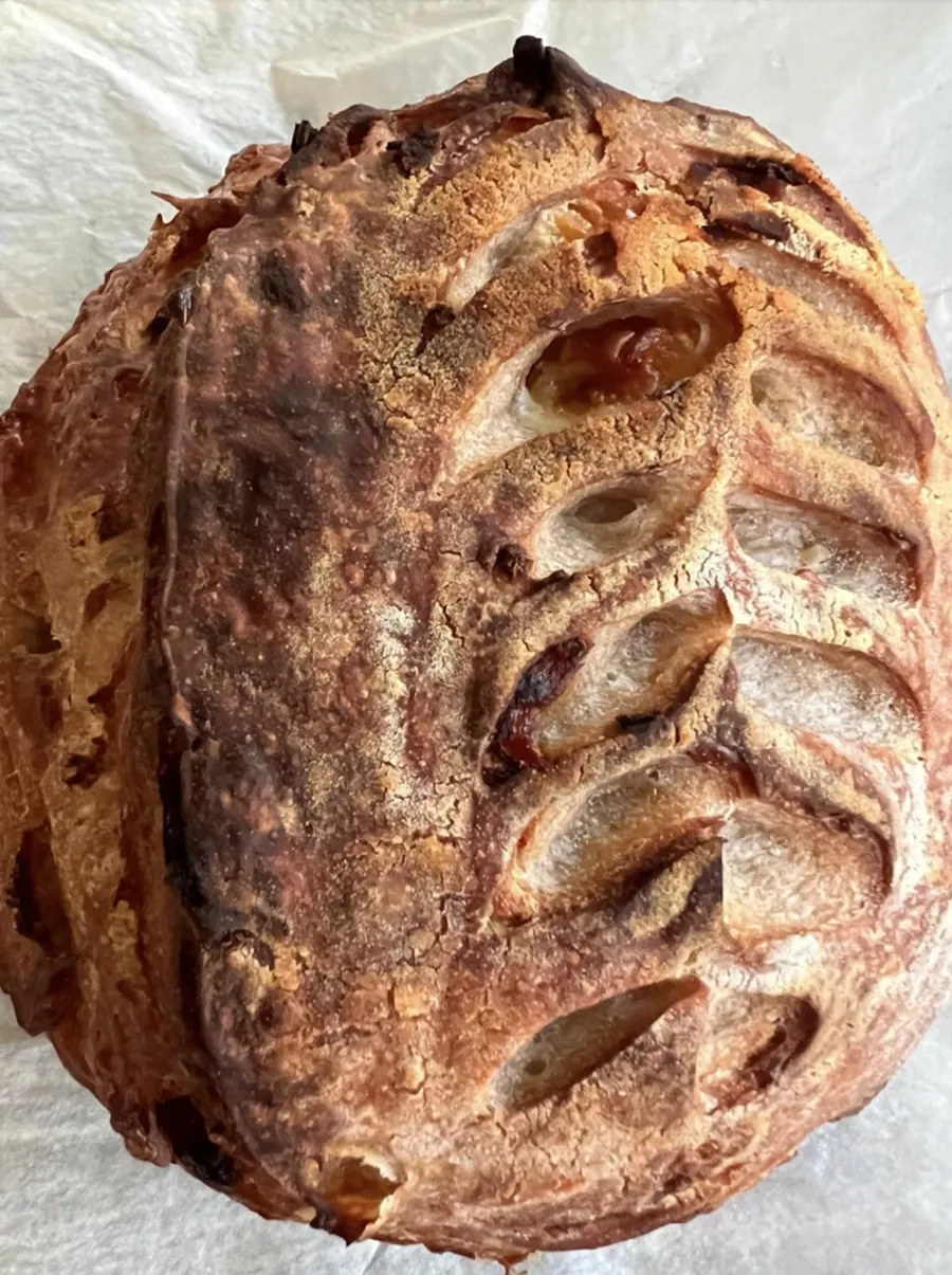 Dried tomatoes parmigiana sourdough bread