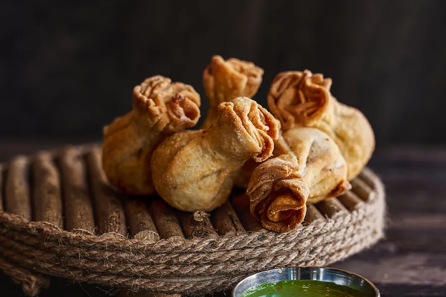 Cheese Corn Samosa