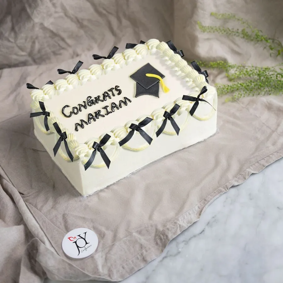 Square Ribbon Cake