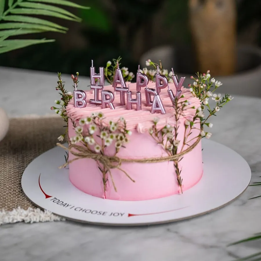 Wreath Pink Cake