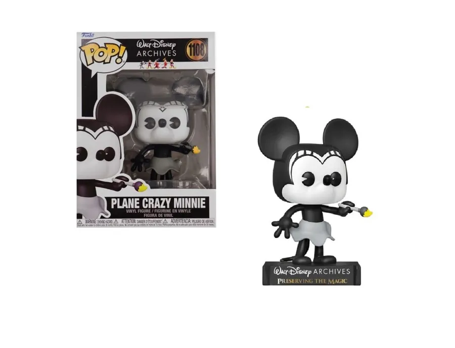 Funko POP! Plane Crazy Minnie Mouse Disney Archives