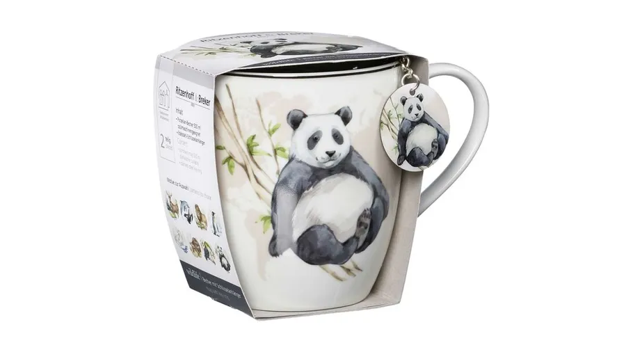 Gift Set Panda Mug & Keychain