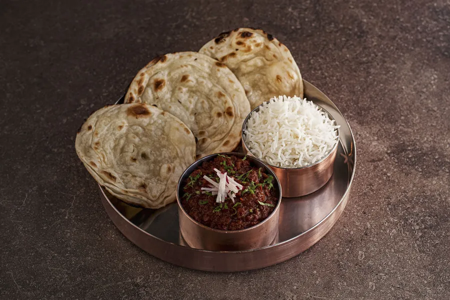 Lamb Keema Platter