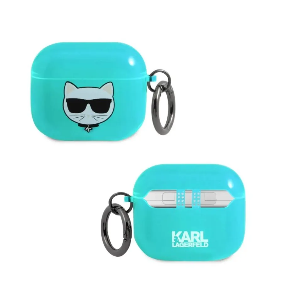 Karl Lagerfeld Airpods 3 Choupette Case - Blue