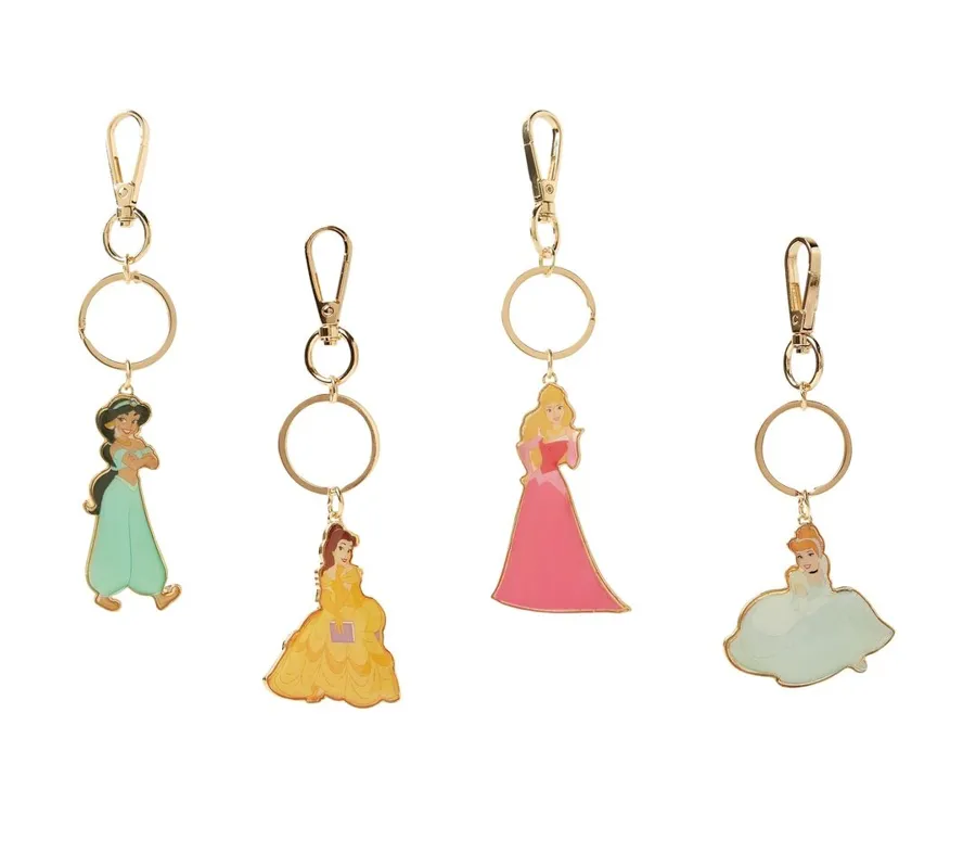 Disney Princess Keychains - 4 Characters Available