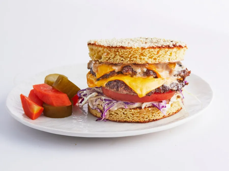 Hungry wolf beef burger