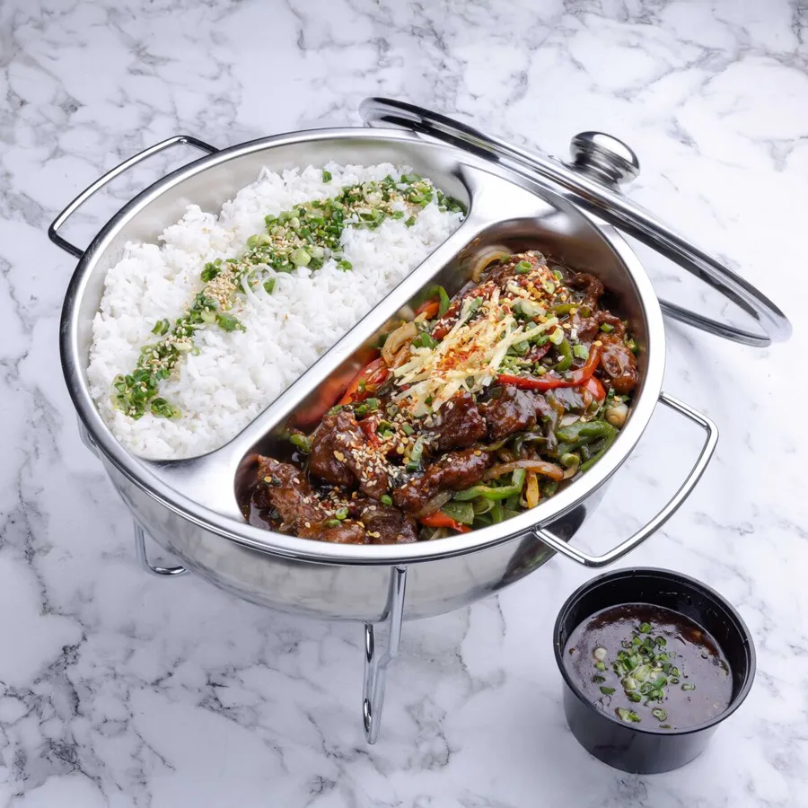 Mongolian Beef with Jasmine Rice sakan