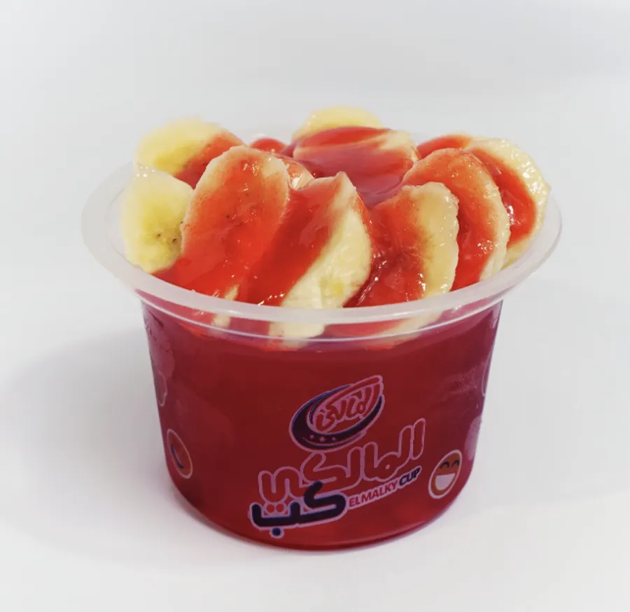 Banana Jelly Strawberry Sauce