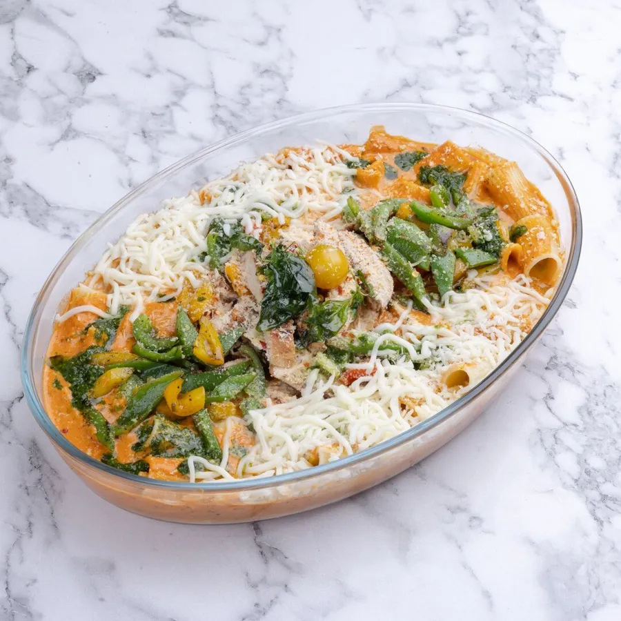 Rigatoni Pasta Pyrex