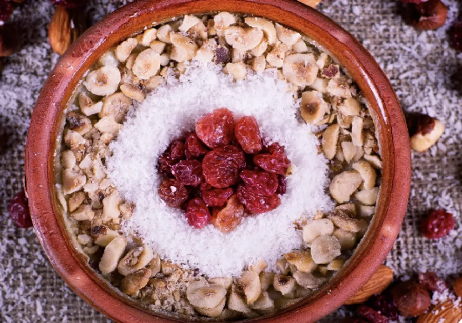 Pumpkin Pudding Casserole with Almonds