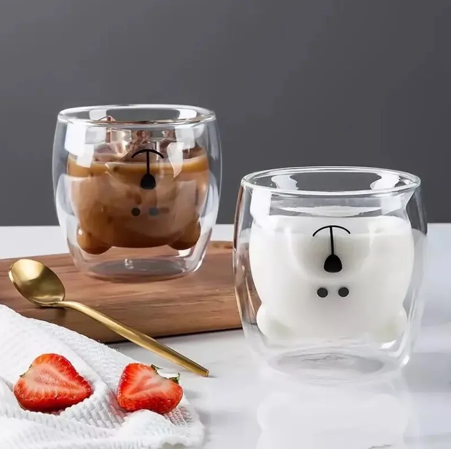 Panda Glass Cup