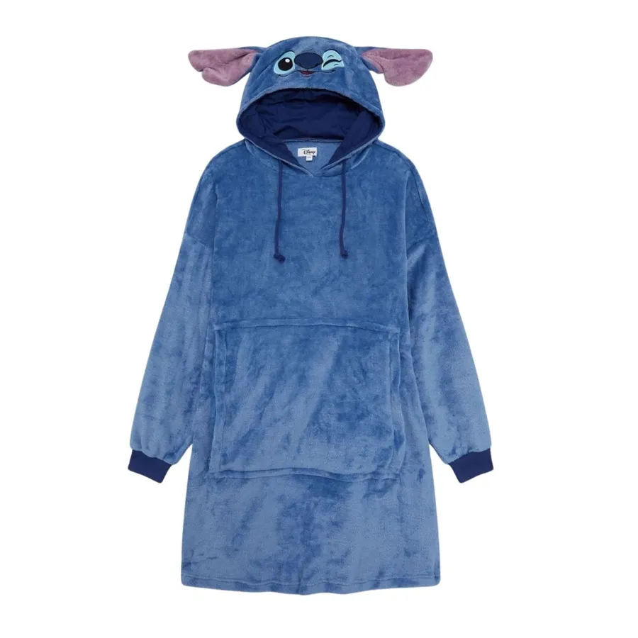 Stitch Long Sleeve Cozy Hooded Sleepwear