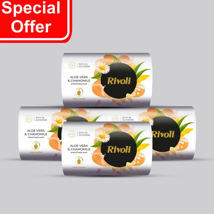 OFFER 4 PCS RIVOLI TOILET SOAP 120 GM
