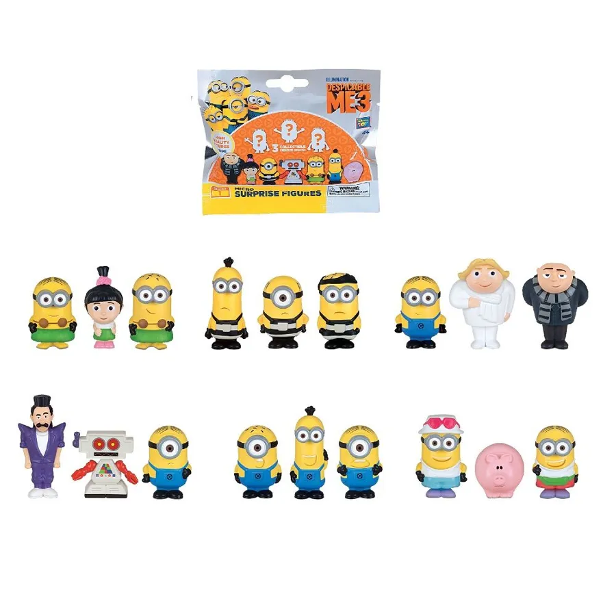 Minions Micro Figure 3-Pack Surprise - Assorted