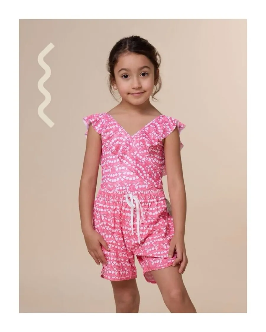 Girls Swim Shorts- Pink
