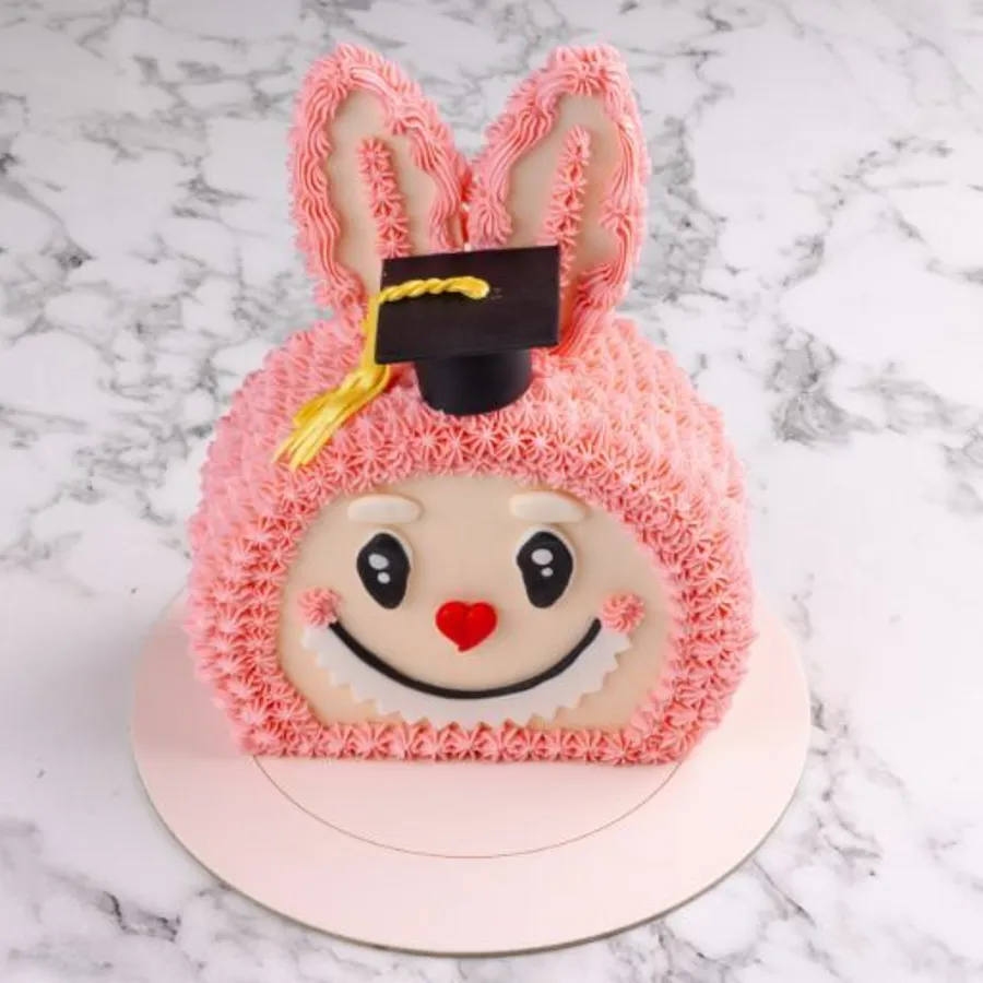 Labubu Graduation Cake