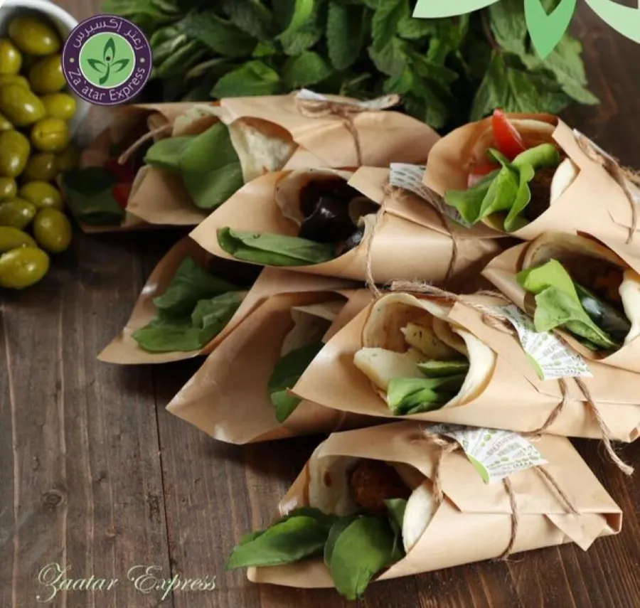 Mini party wrap Eggplant