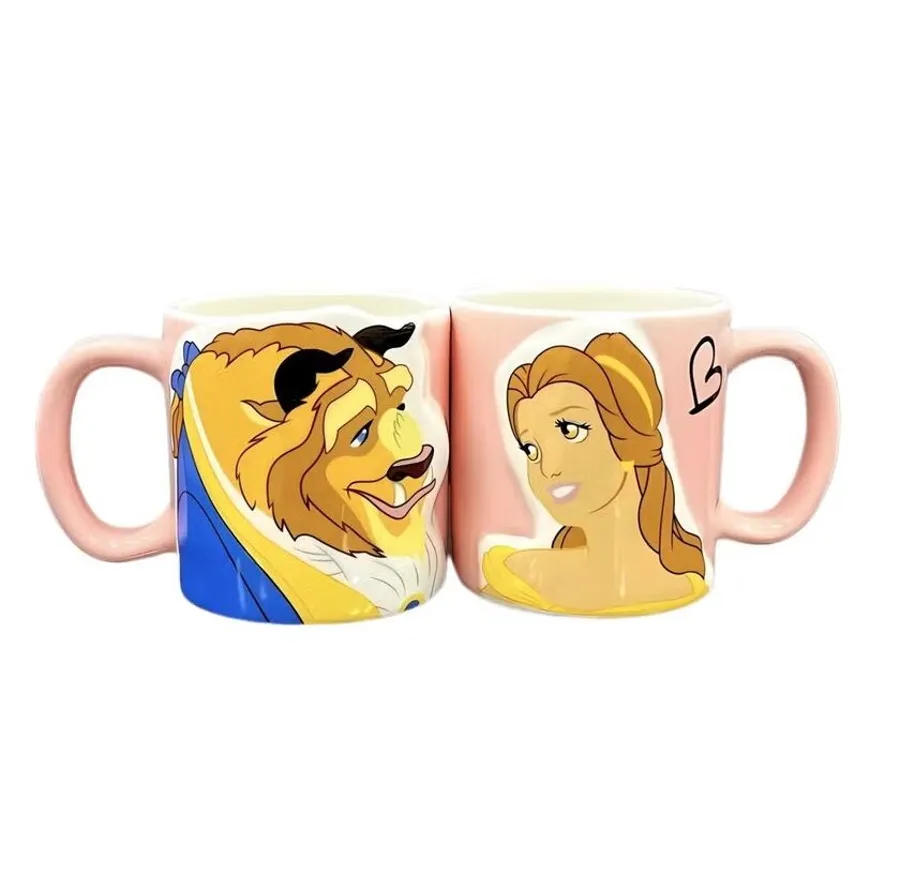 Beauty & The Beast Mugs - 2 PCS