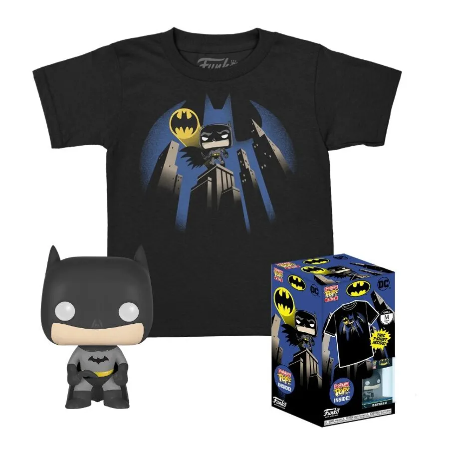 Batman Kids Tshirt & Pocket POP! Figure - Special Edition