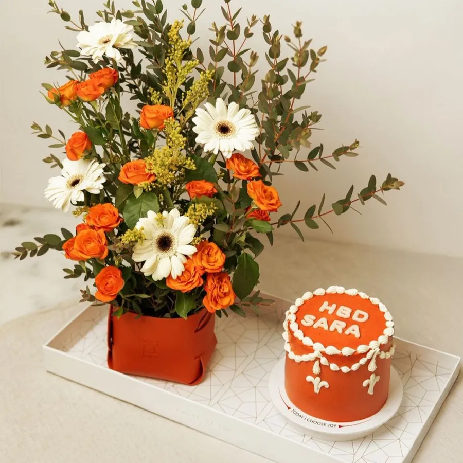 Mini Orange Set Cake