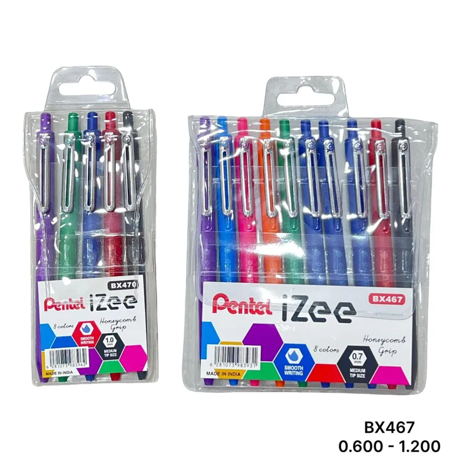طقم اقلام حبر جاف ضغط Pentel iZee