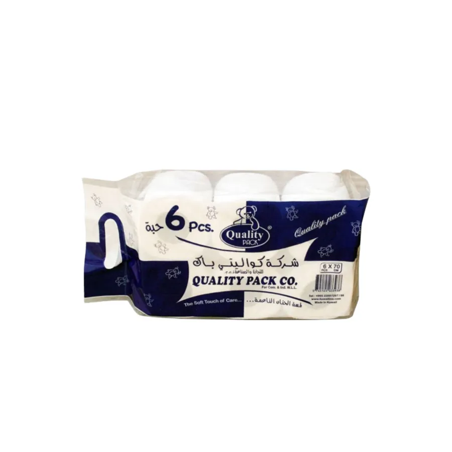 QUALITY 6 PCS TOILET ROLL 70GM