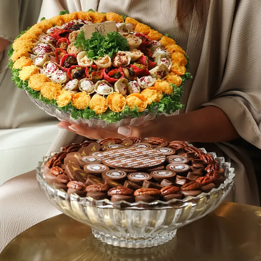 Crystal chocolate stand, medium size and mix wrap (4)