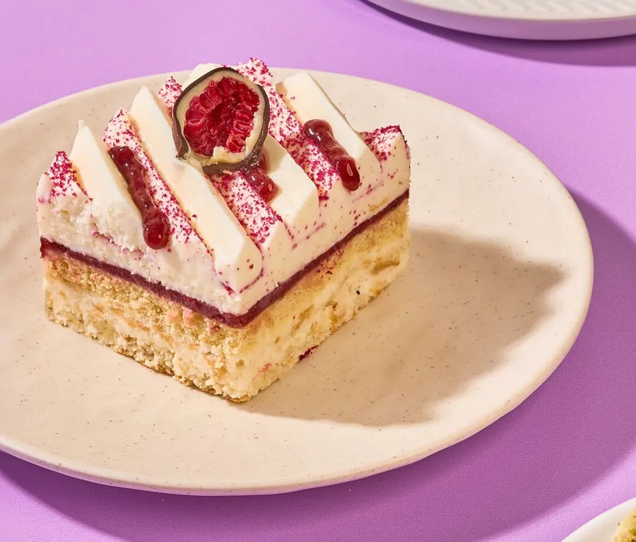 Raspberry Coconut Forest Gateau