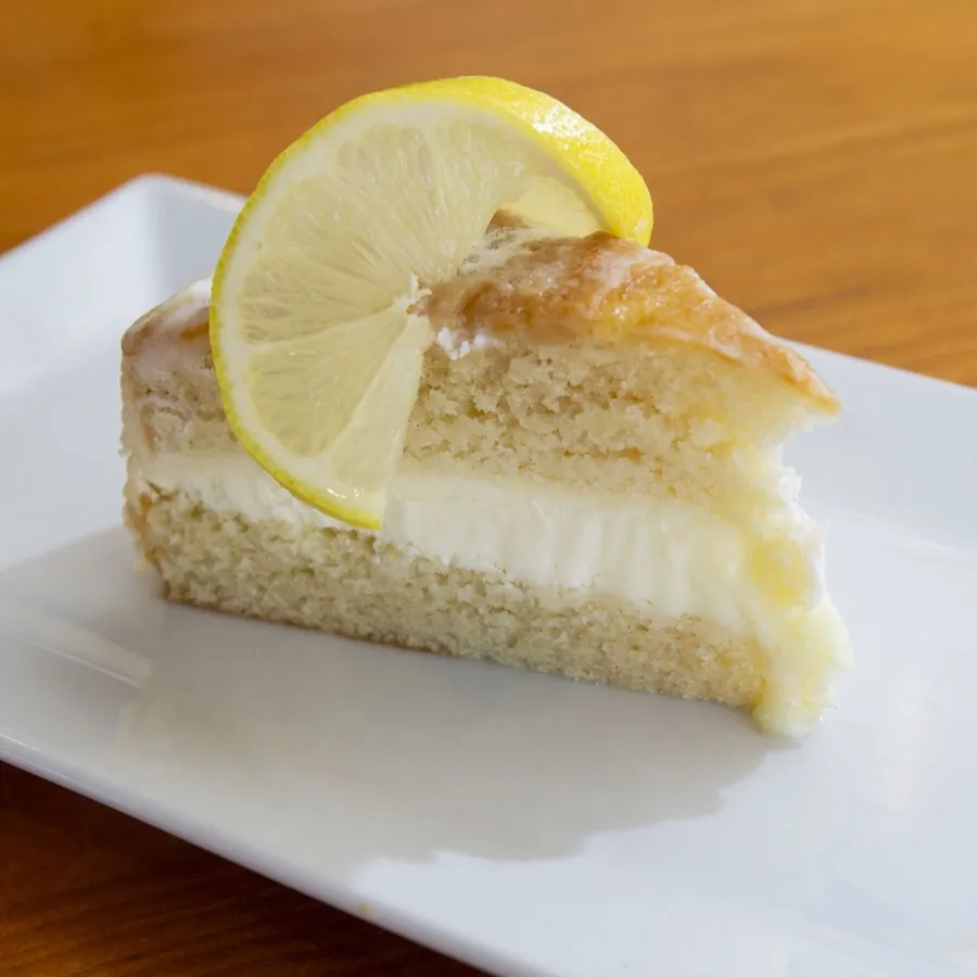 LEMON CREAM CAKE.
