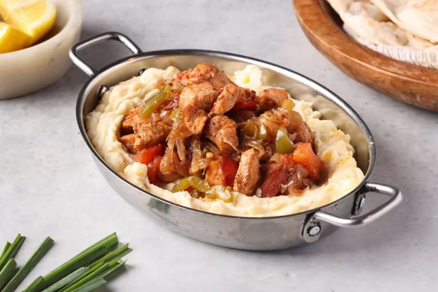 Mashed Potato Hamsah Chicken