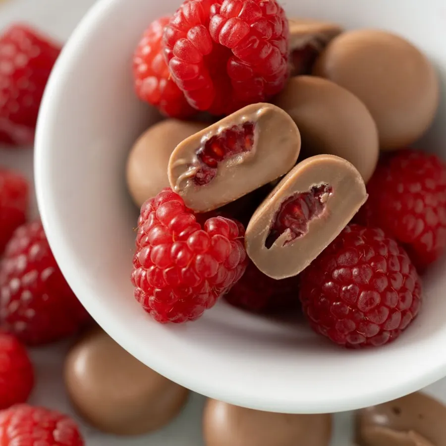 Kinder raspberry bites