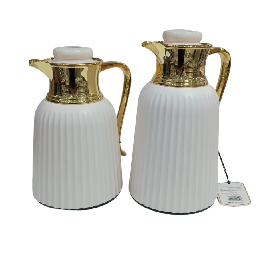 طقم مطارات أوف وايت مذهب مقاس 1.0/0.7 لتر HC105